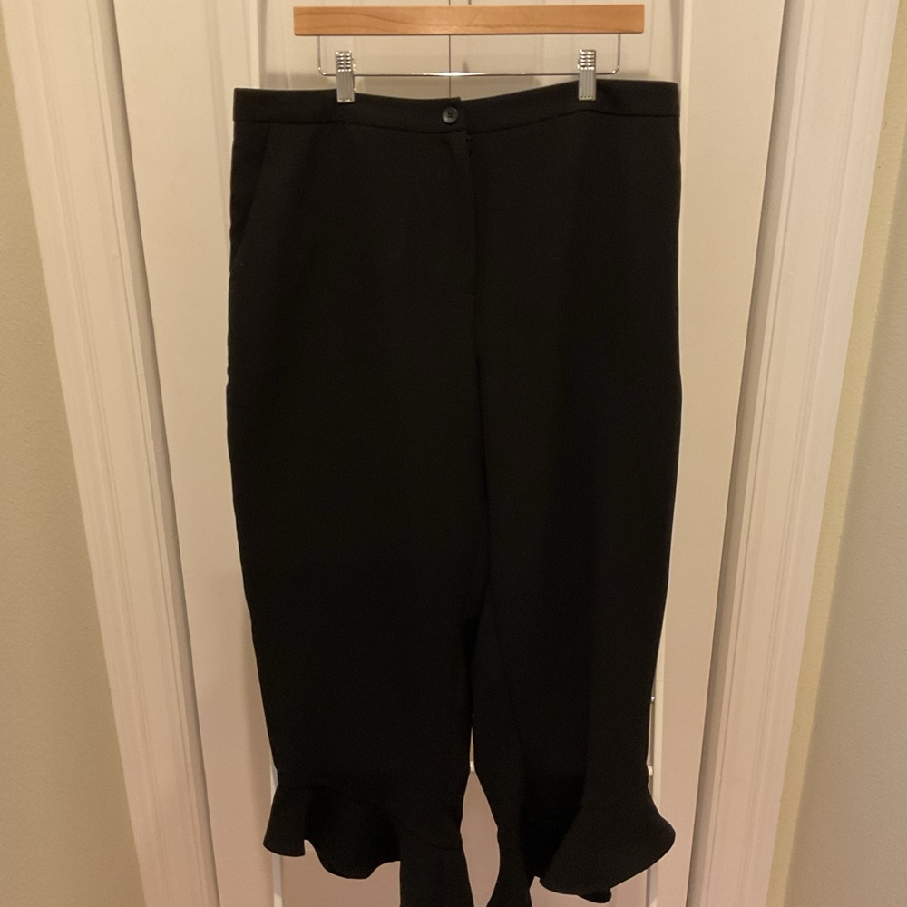 City Chic Black Flare Pants